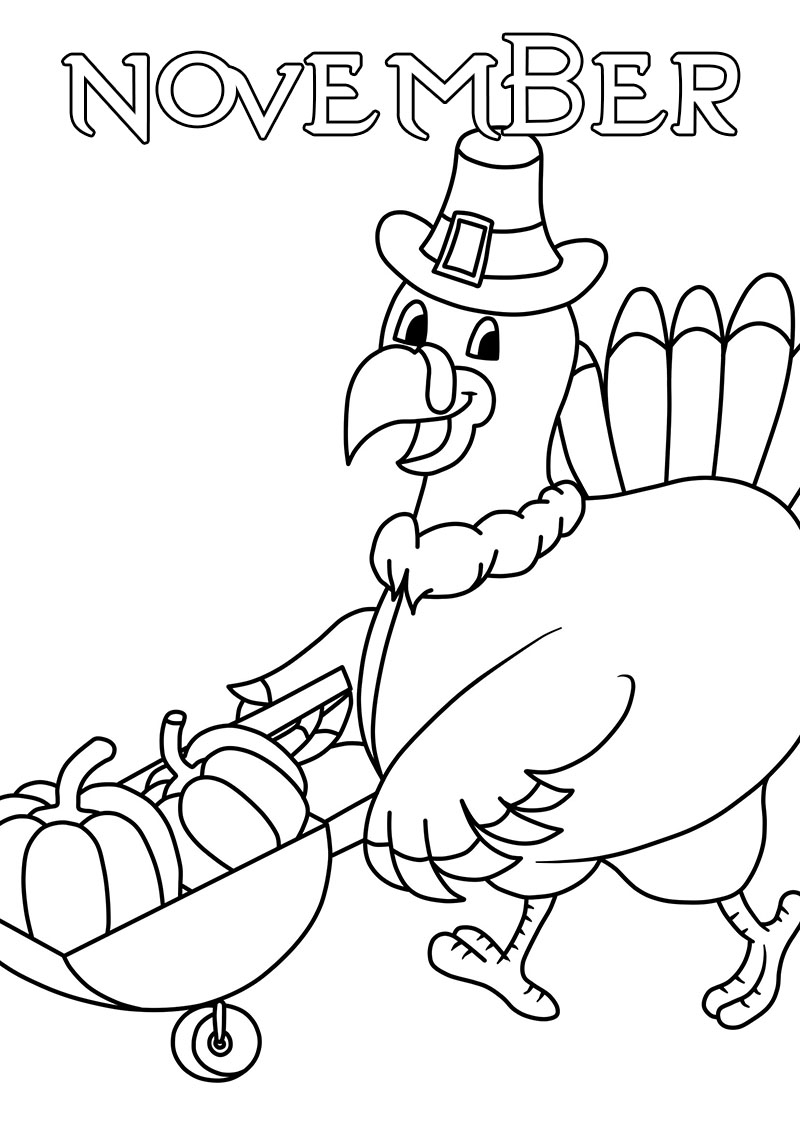 November Coloring Pages 30 New Images Free Printable