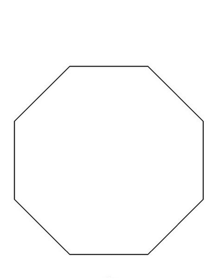Octagon Coloring Pages