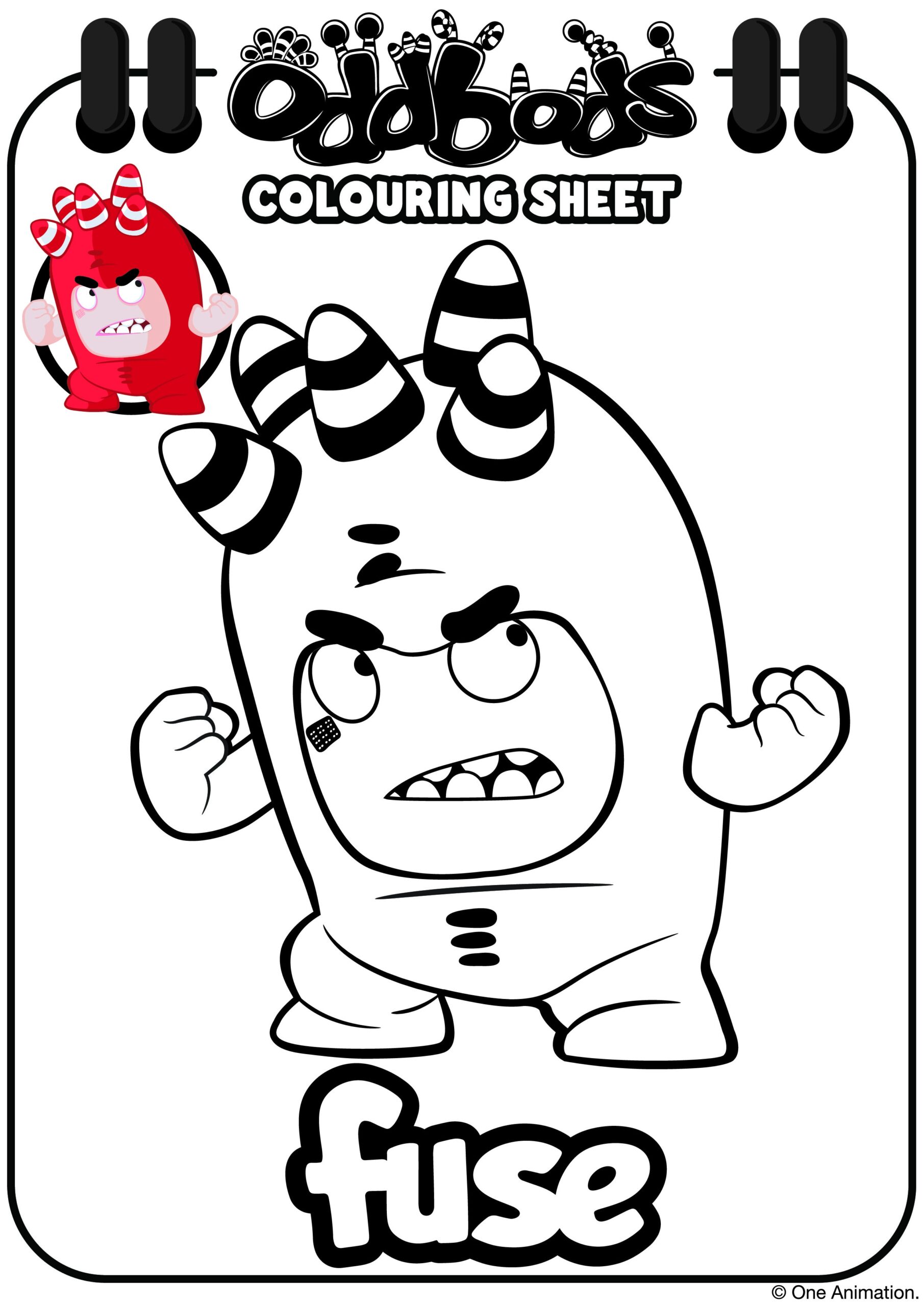 Oddbods Coloring Pages