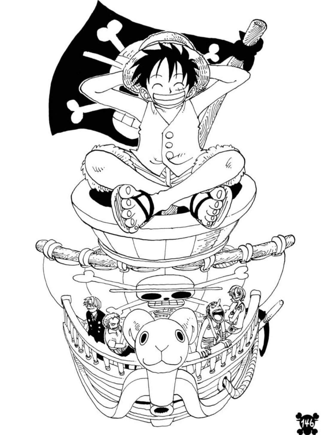 One Piece Coloring Page