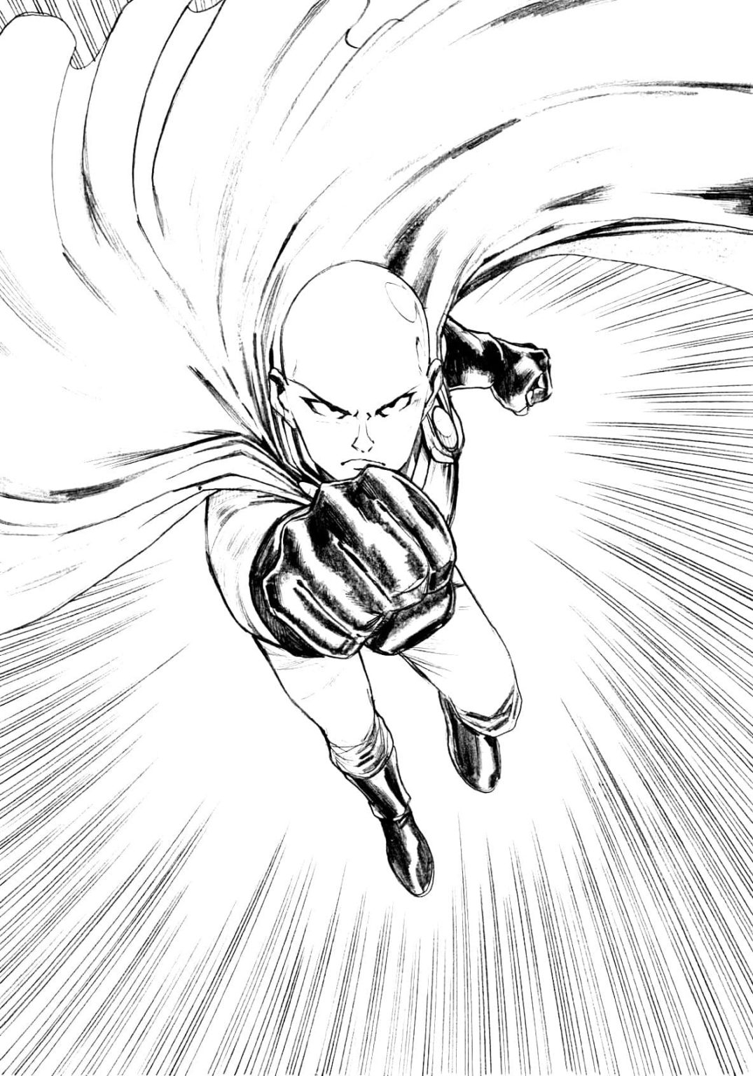 One Punch Man Coloring Pages Free Coloring Pages
