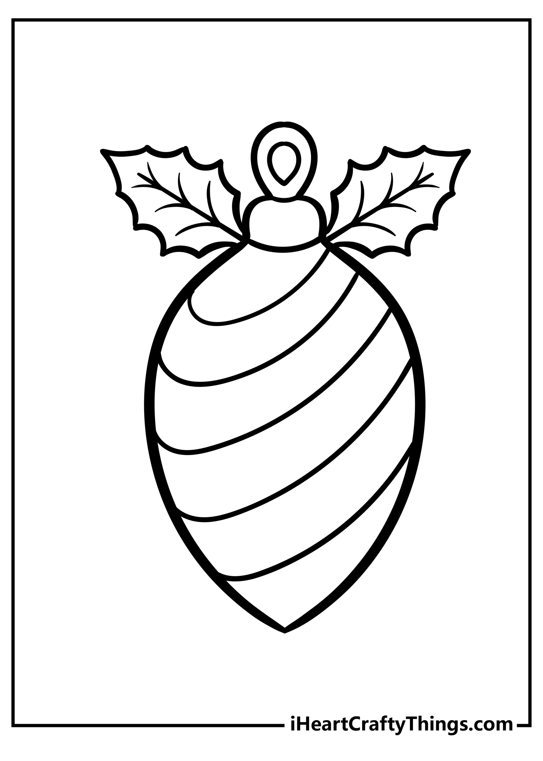 Ornament Coloring Pages To Print