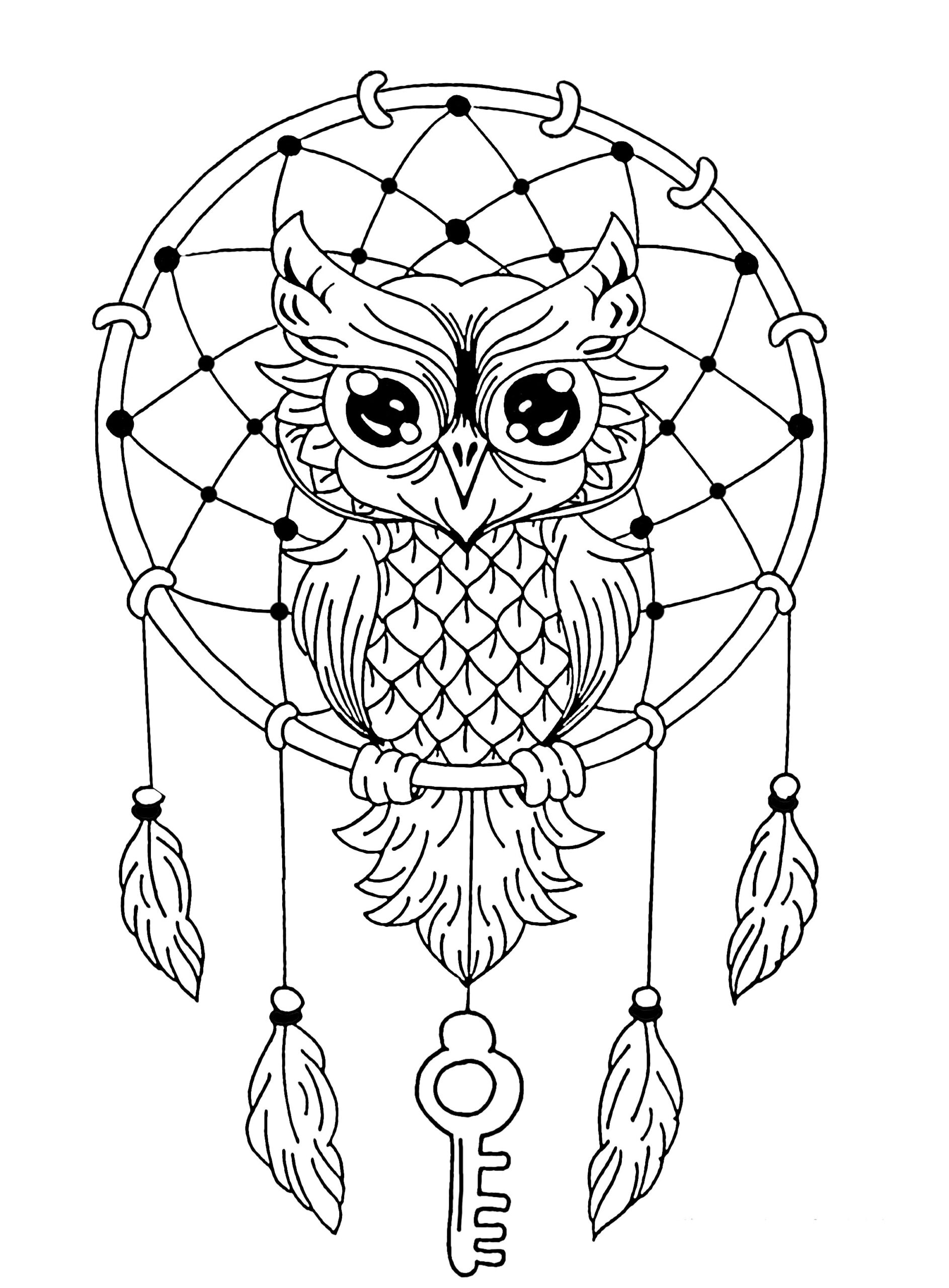 Owl Coloring Page For Children Owls Coloring Pages For Kids