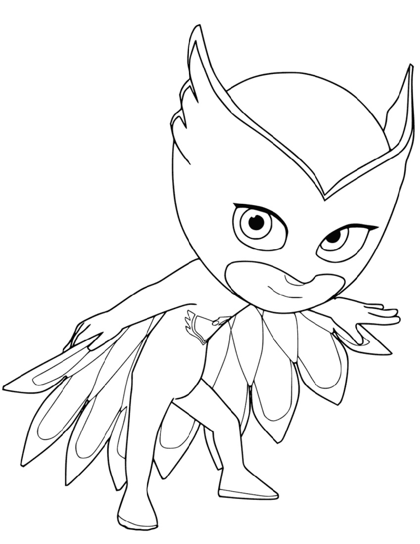 Owlette Pj Masks Pages Coloring Pages