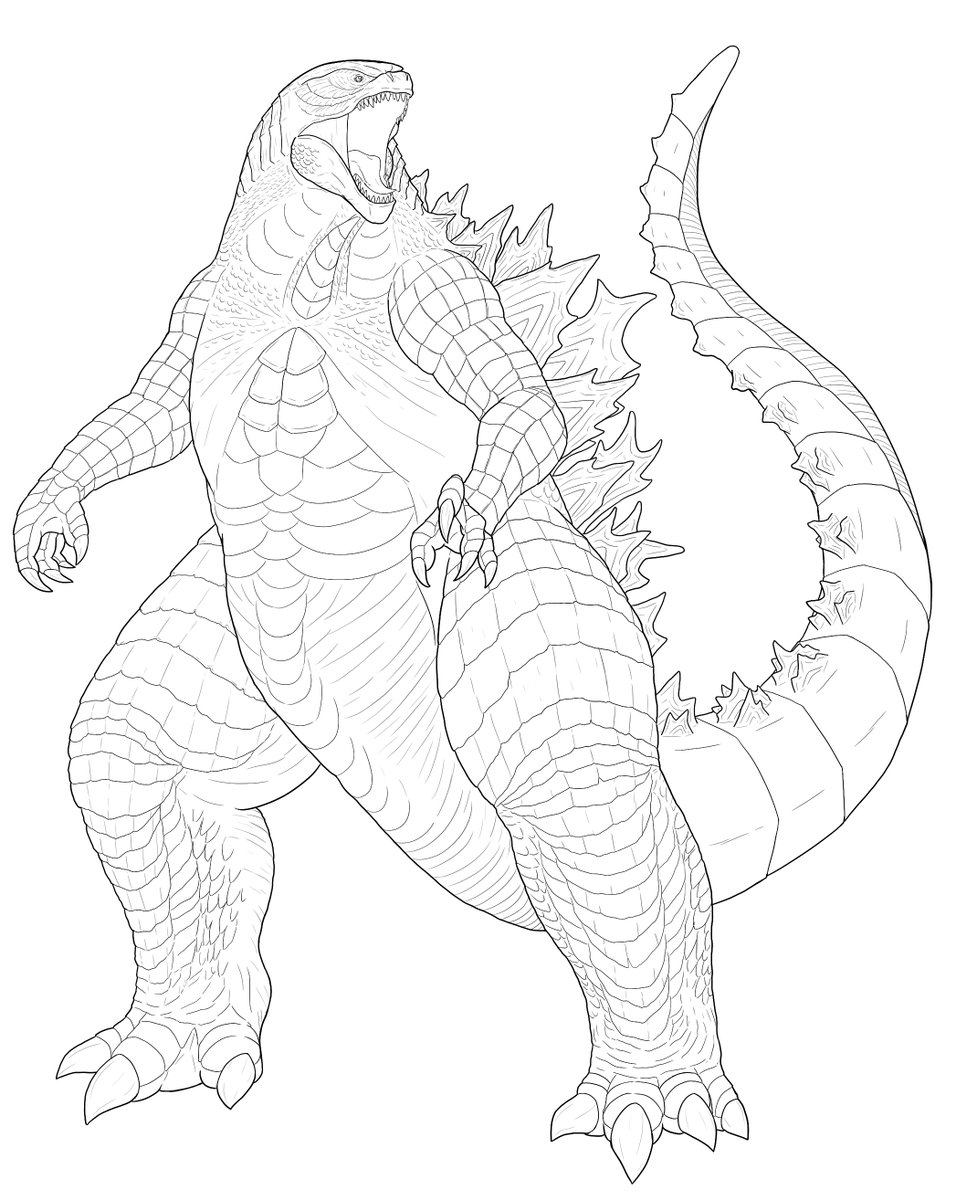 Pacific Rim Kaiju Coloring Coloring Pages
