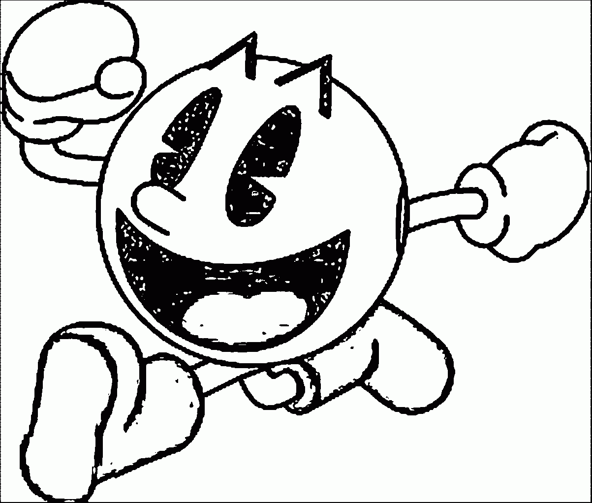 Pacman Coloring Pages To Print Coloring Home