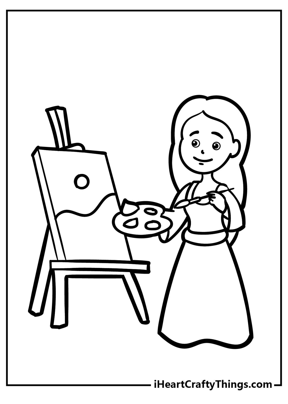 Painting Coloring Pages 100 Free Printables