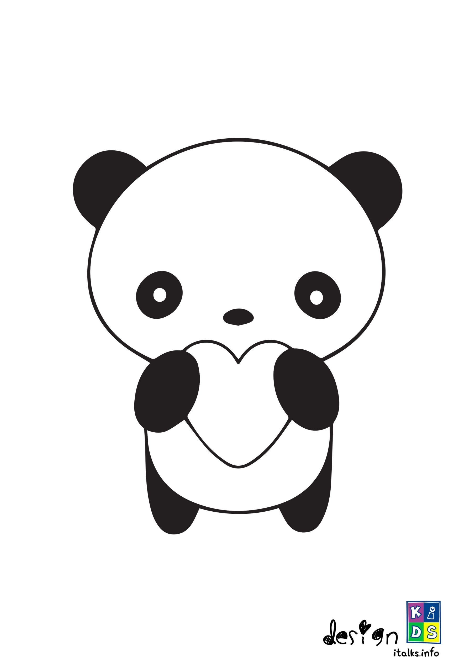 Panda Coloring Pages To Print