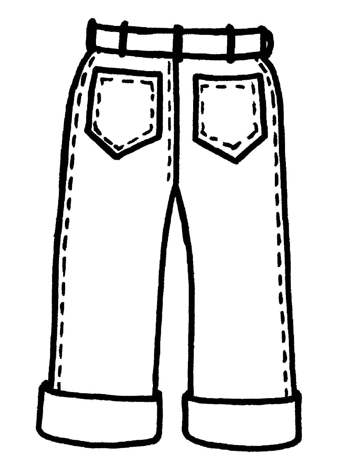 Pants Coloring Page