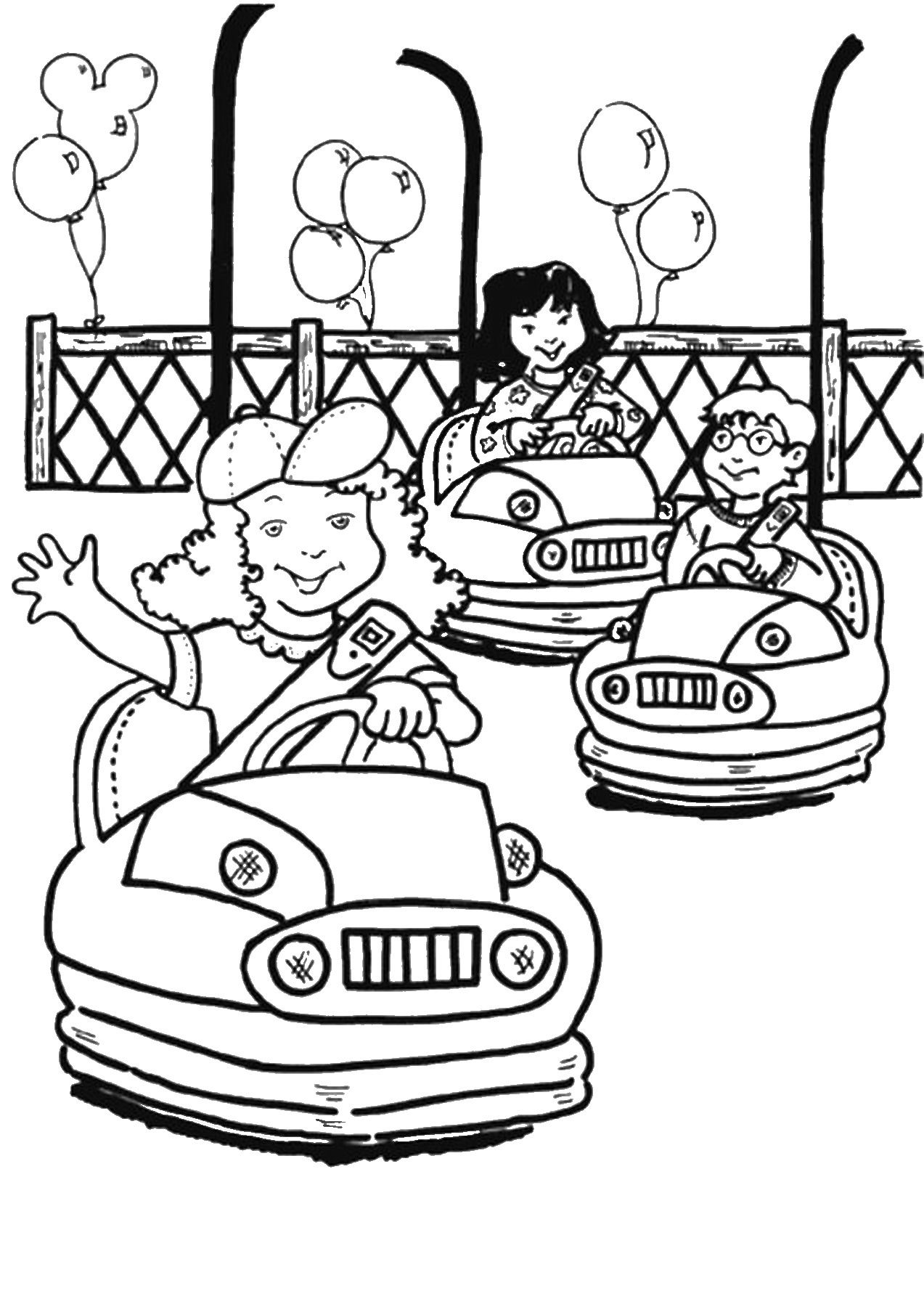 Park Coloring Page Coloring Home