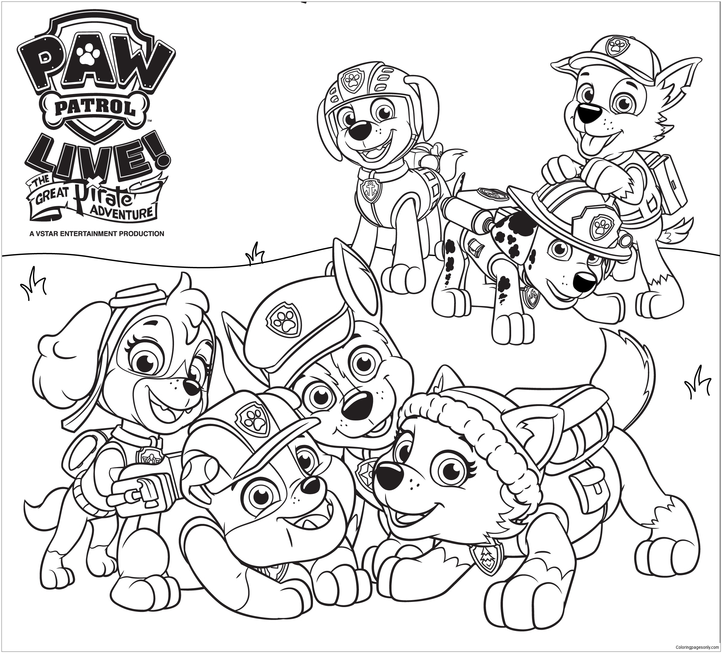 Paw Patrol 40 Coloring Pages Cartoons Coloring Pages Coloring Pages For Kids And Adults