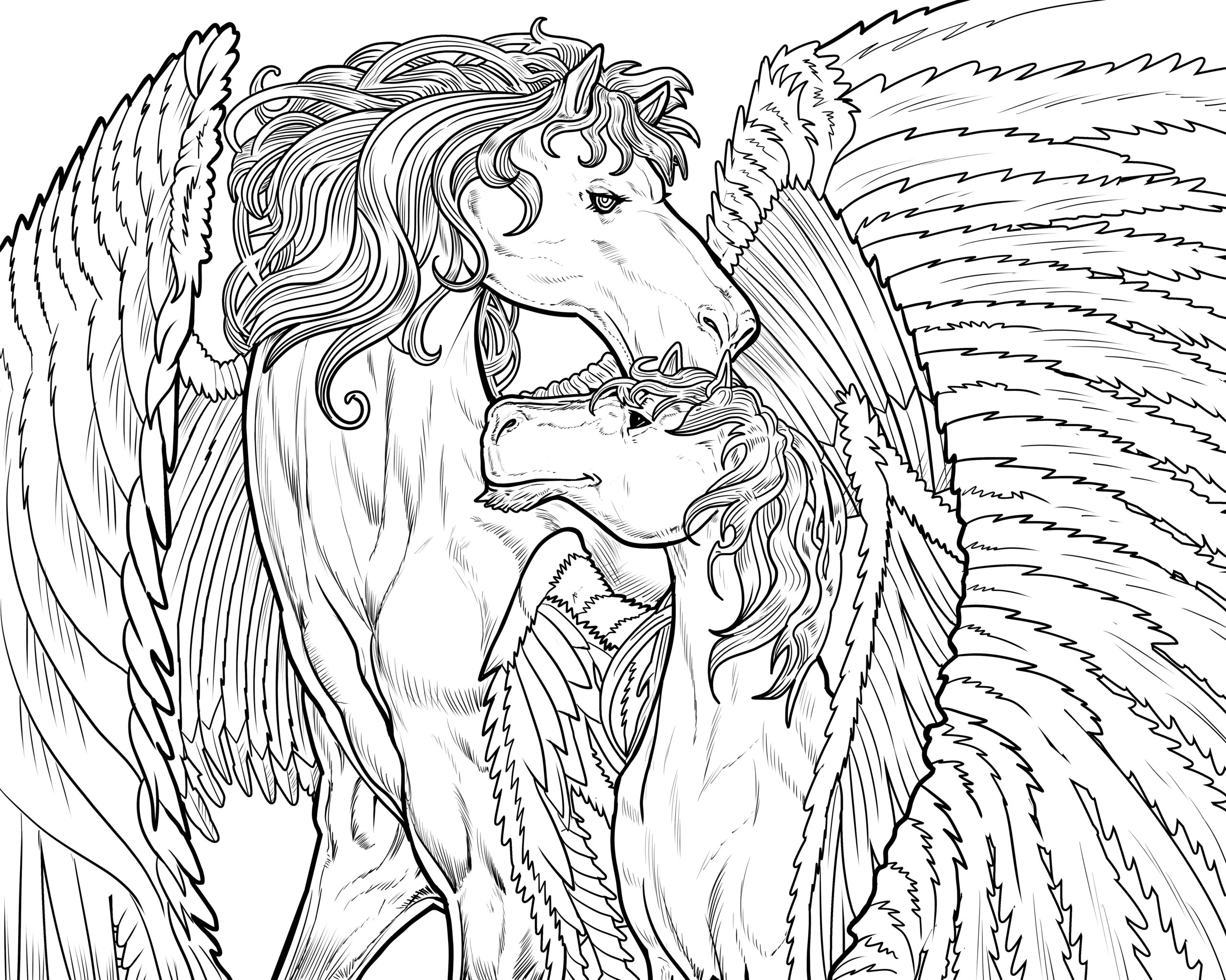 Pegasus Coloring Pages For Adults At GetColorings Free Printable Colorings Pages To Print