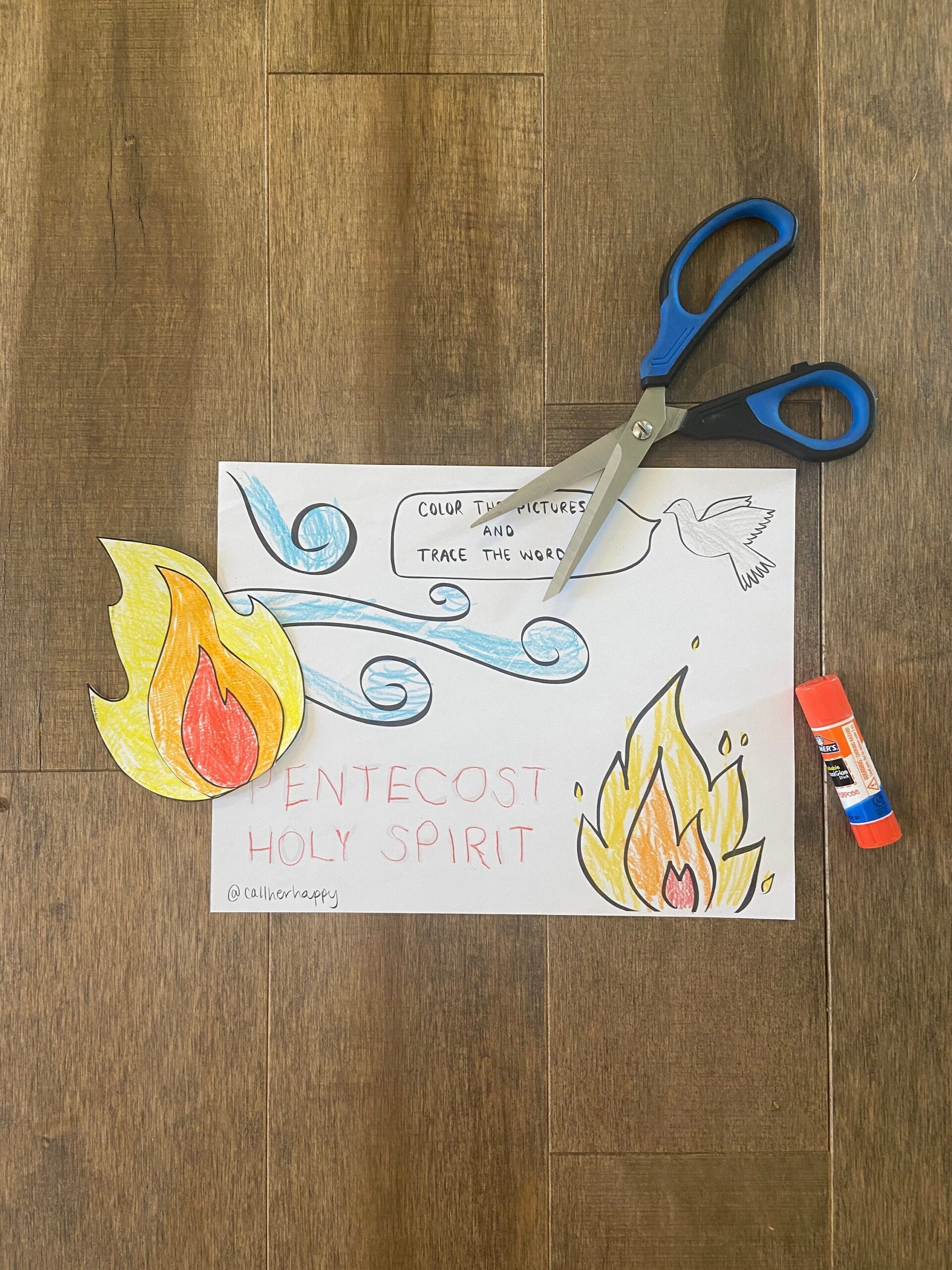 Pentecost Coloring Page