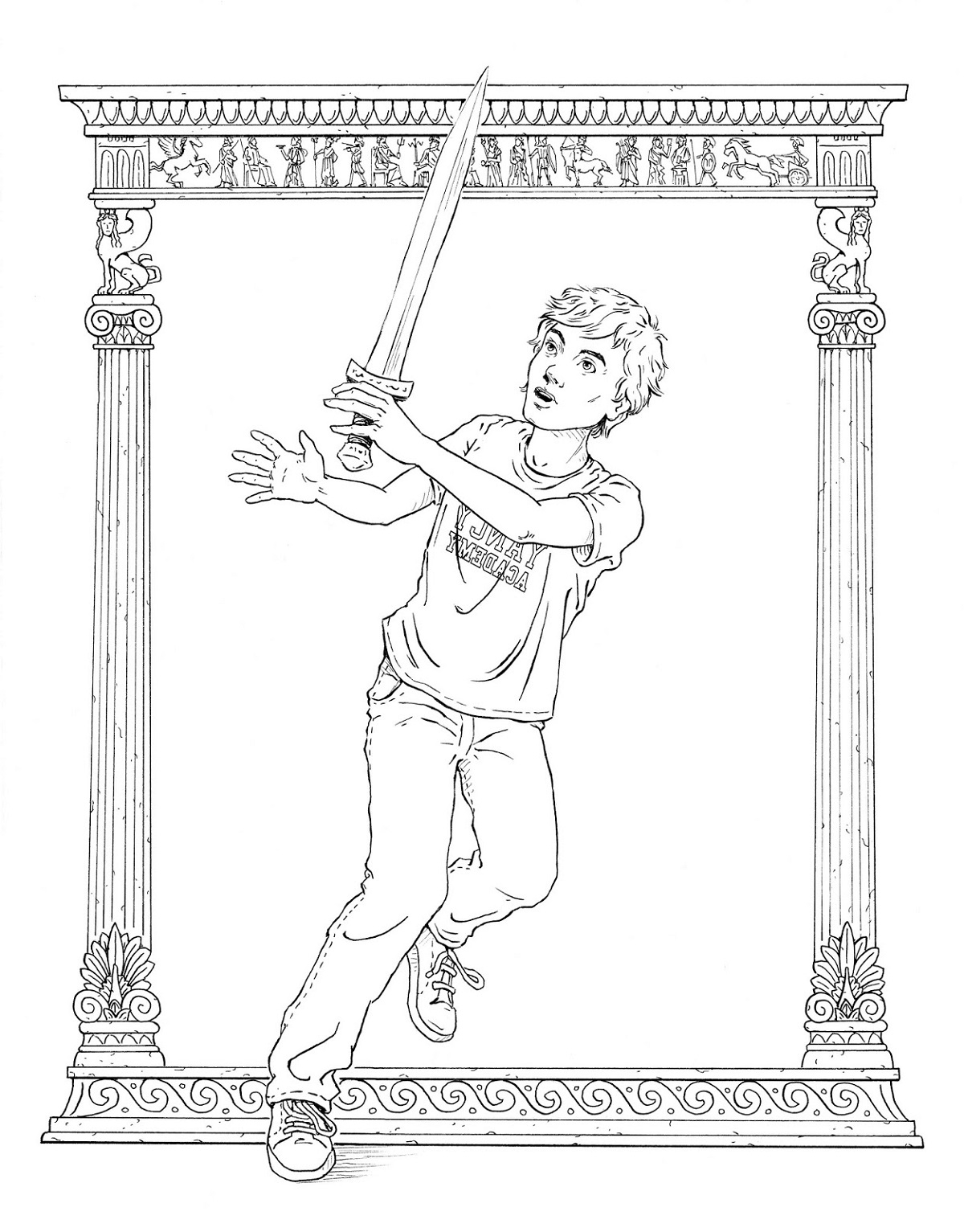 Percy Jackson Coloring Pages 101 Activity