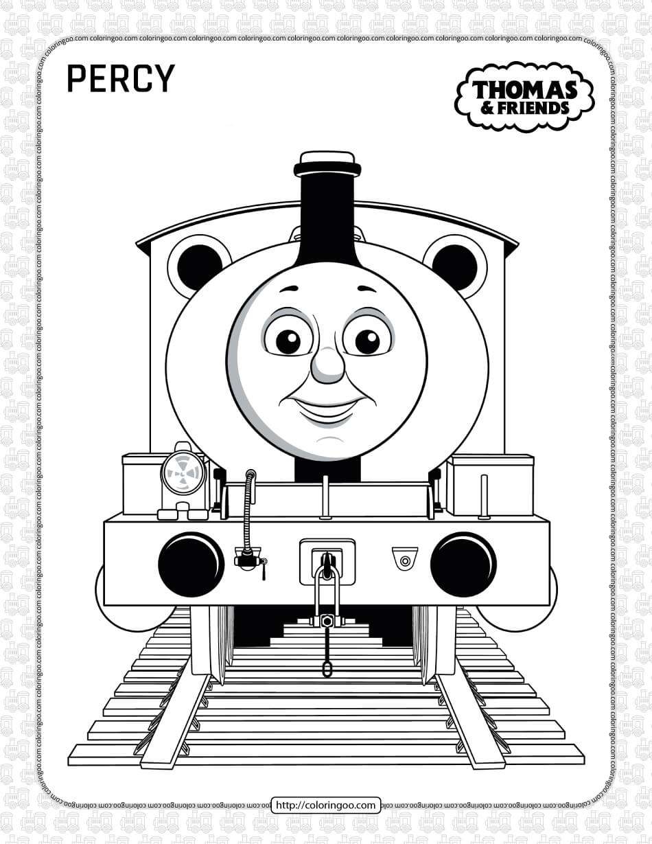 Percy The Small Engine Coloring Pages Coloring Pages