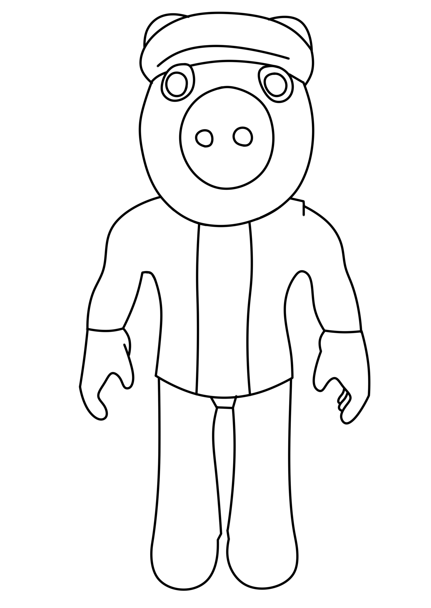 Roblox Piggy Coloring Pages