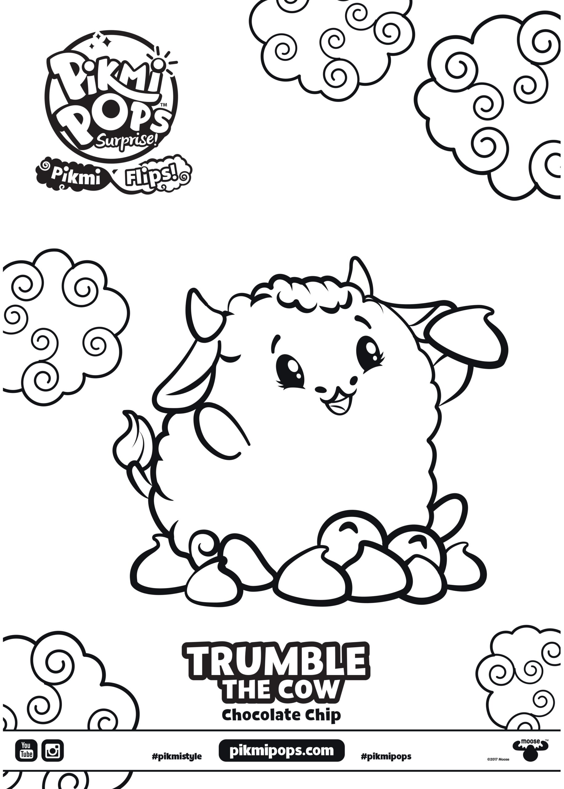 Pikmi Pops Coloring Pages Telon Colors