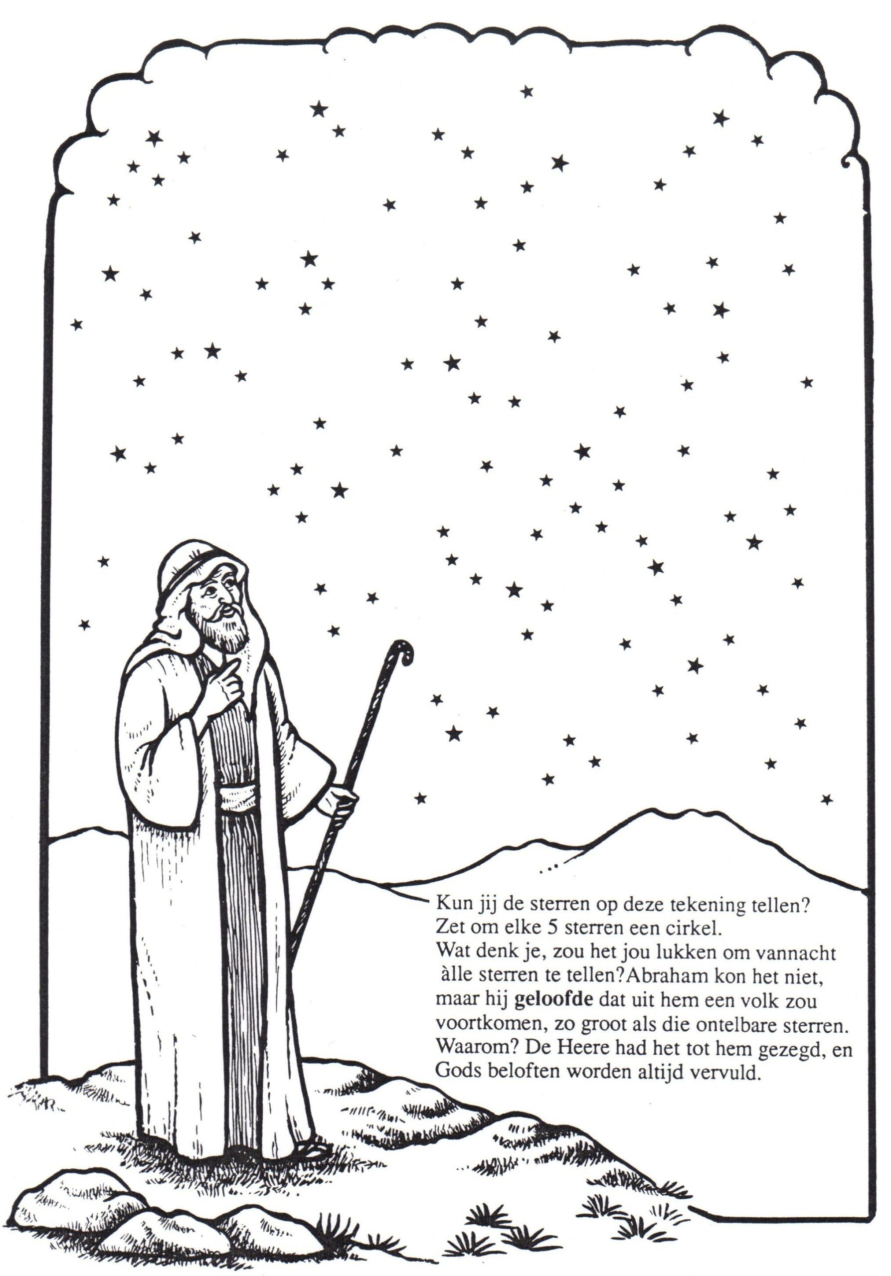Pin By Doroth Donker On Bible Craft OT Abraham Bible Coloring Pages Abraham Bible Crafts