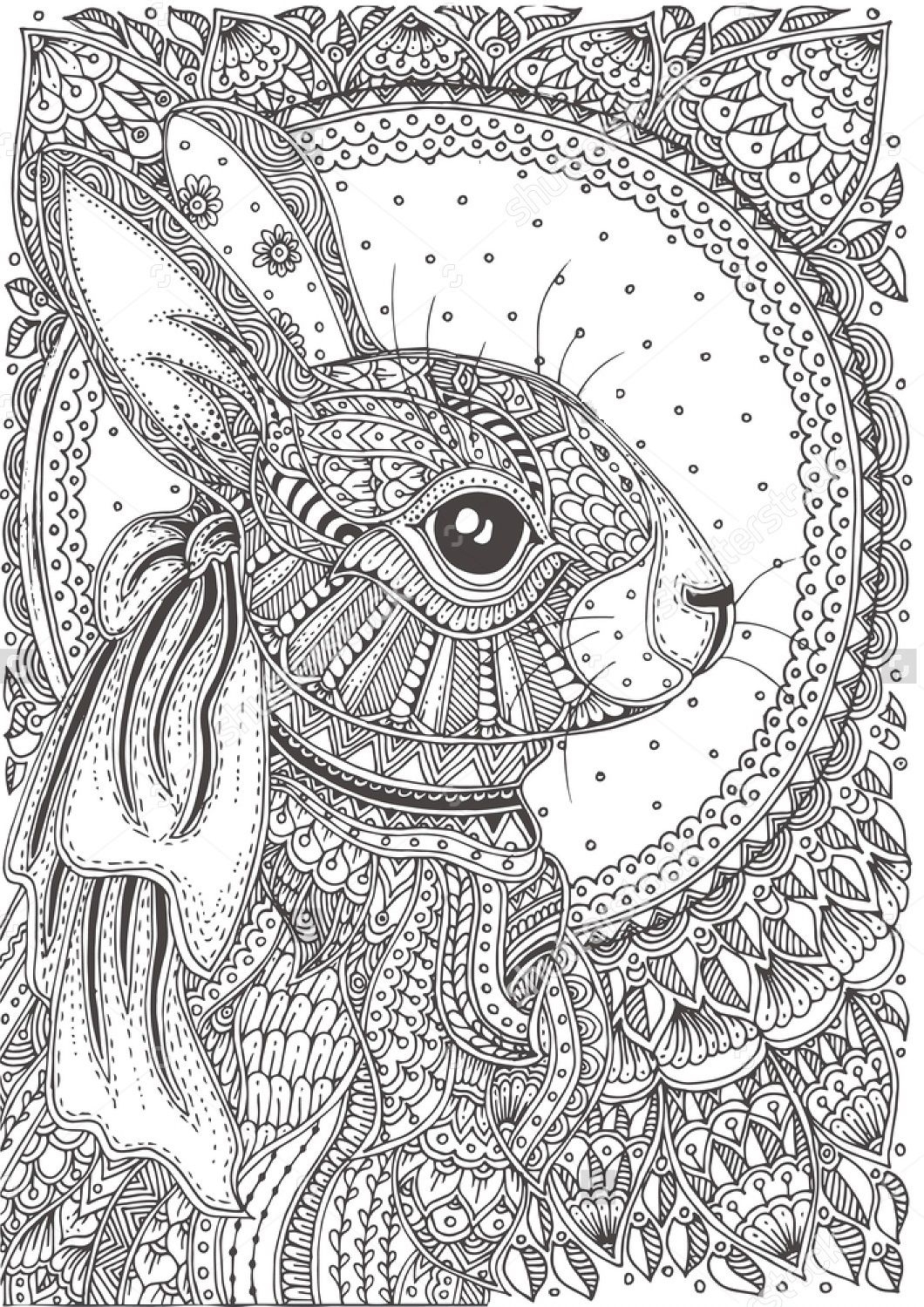 Pin By Sharon On Easter Pattern Coloring Pages Animal Coloring Pages Bunny Coloring Pages
