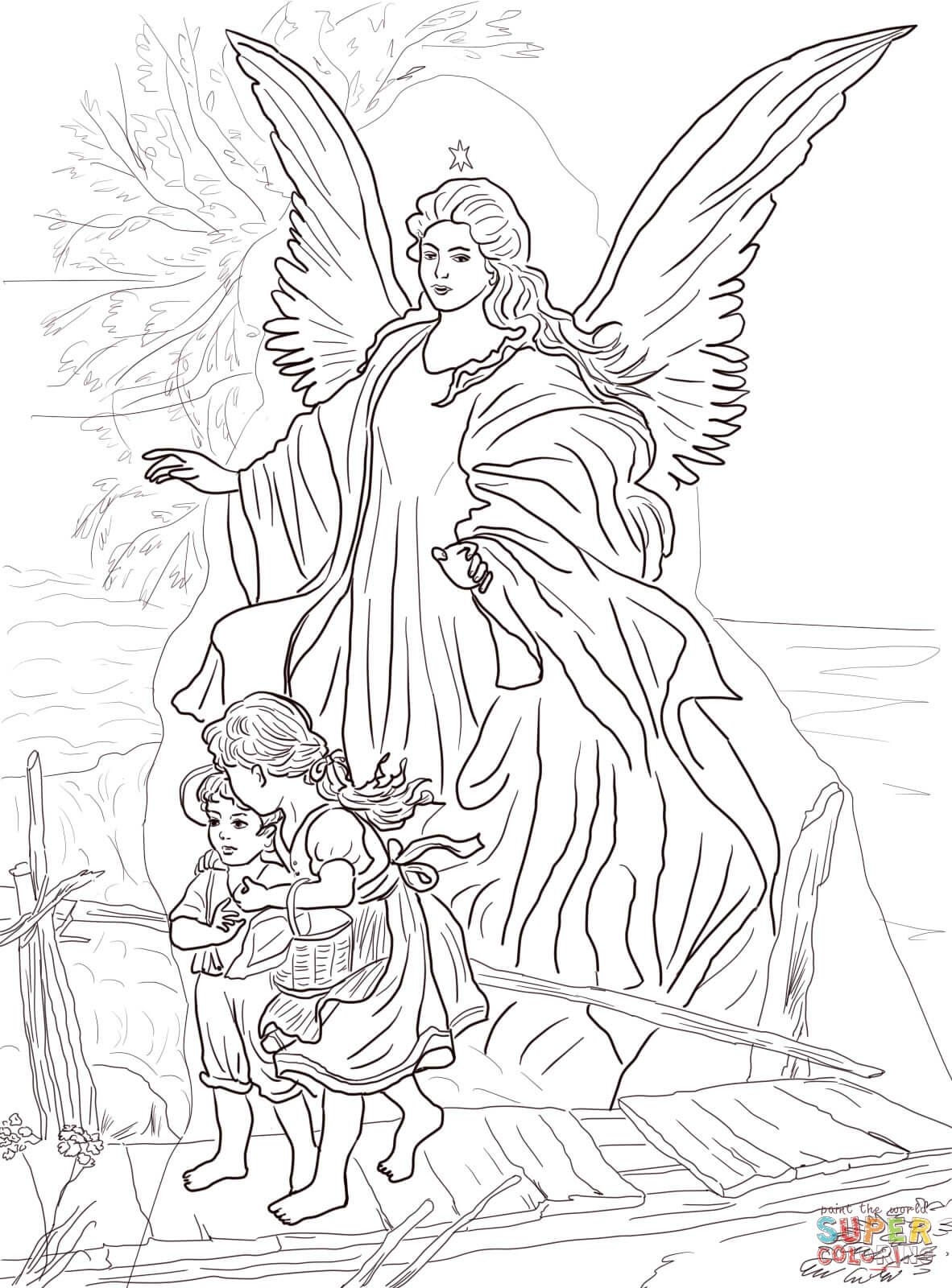 Angel Coloring Pages For Kids