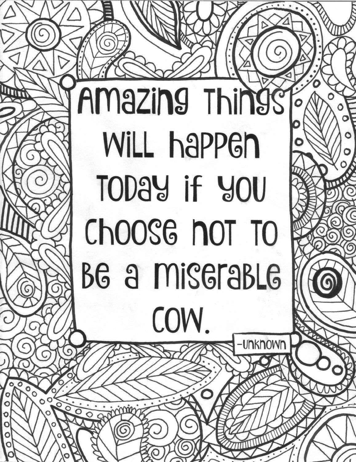 Coloring Pages For Adults Quotes