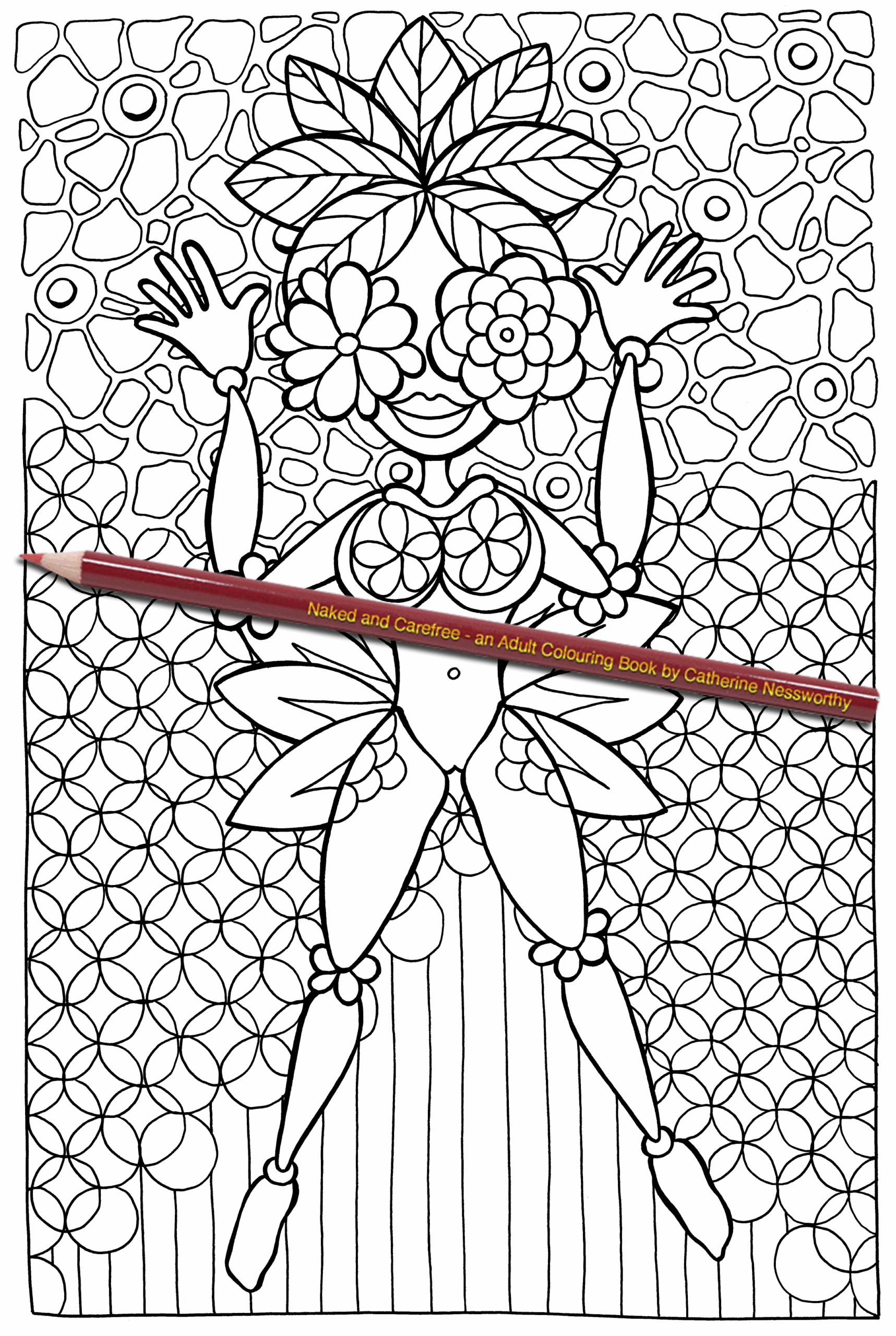 Pin On Naked And Carefree An Adult Colouring Book By Catherine Nessworthy