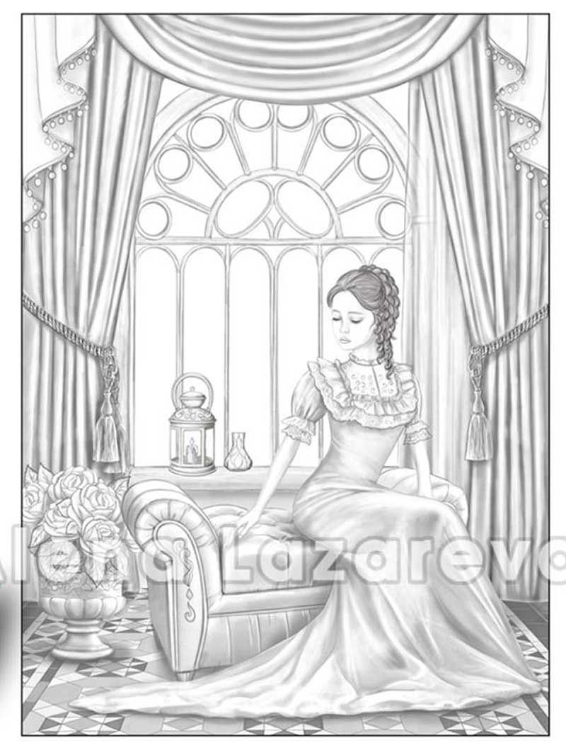 Pin On Regency Victorian Georgian Coloring Pages
