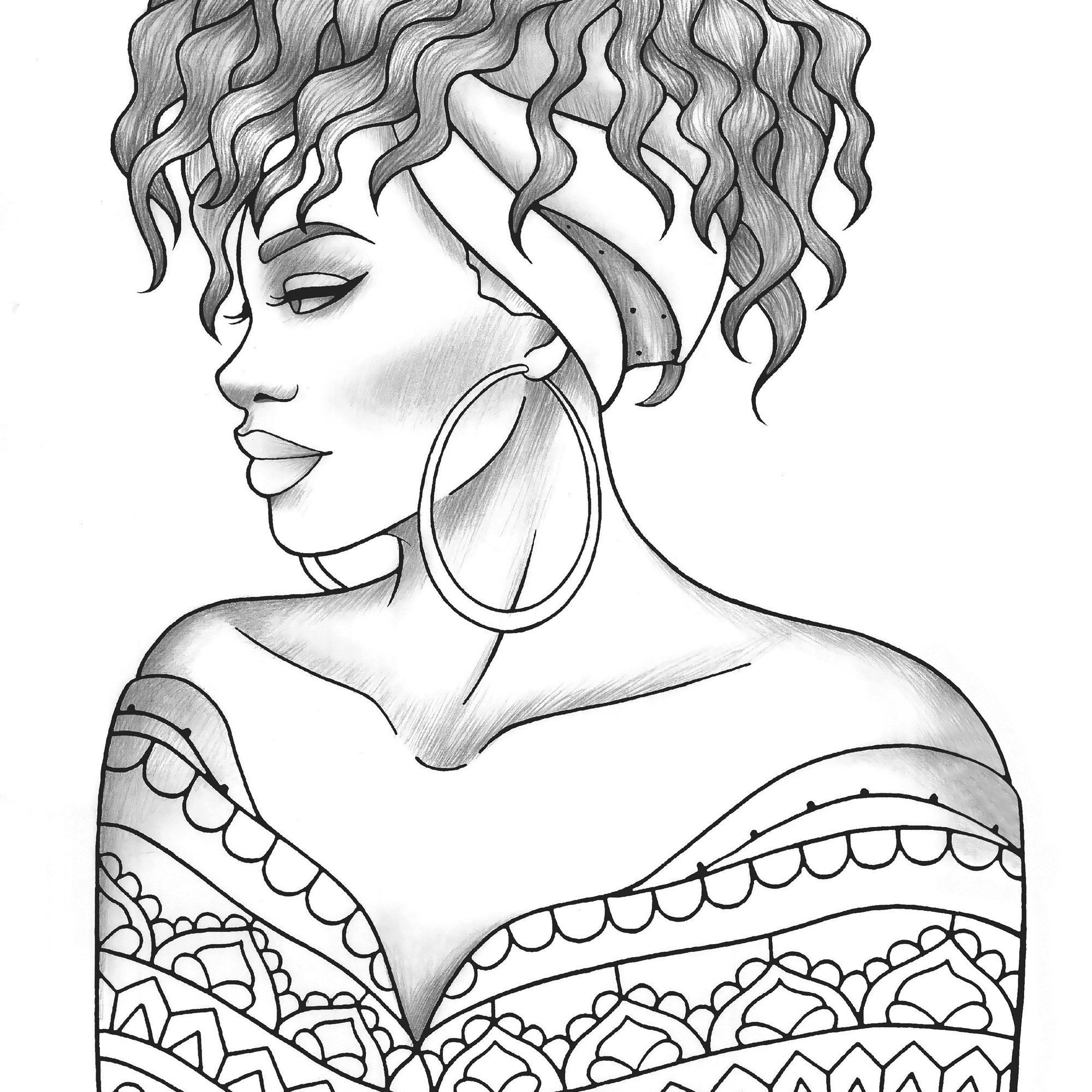Woman Coloring Pages