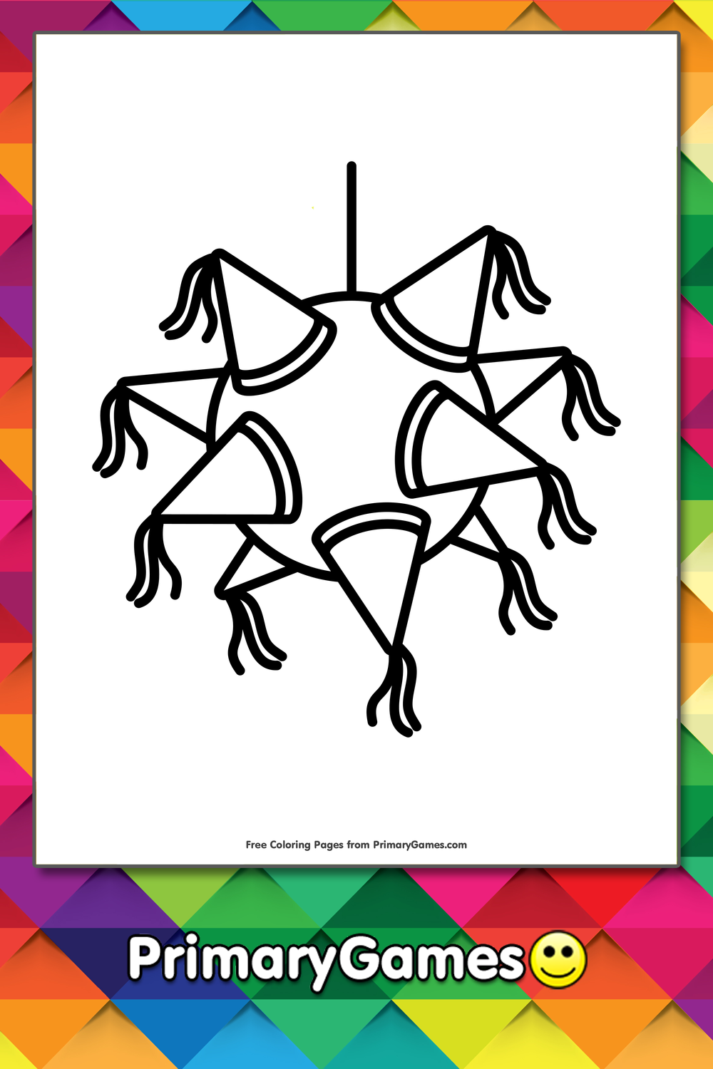 Pinata Coloring Pages
