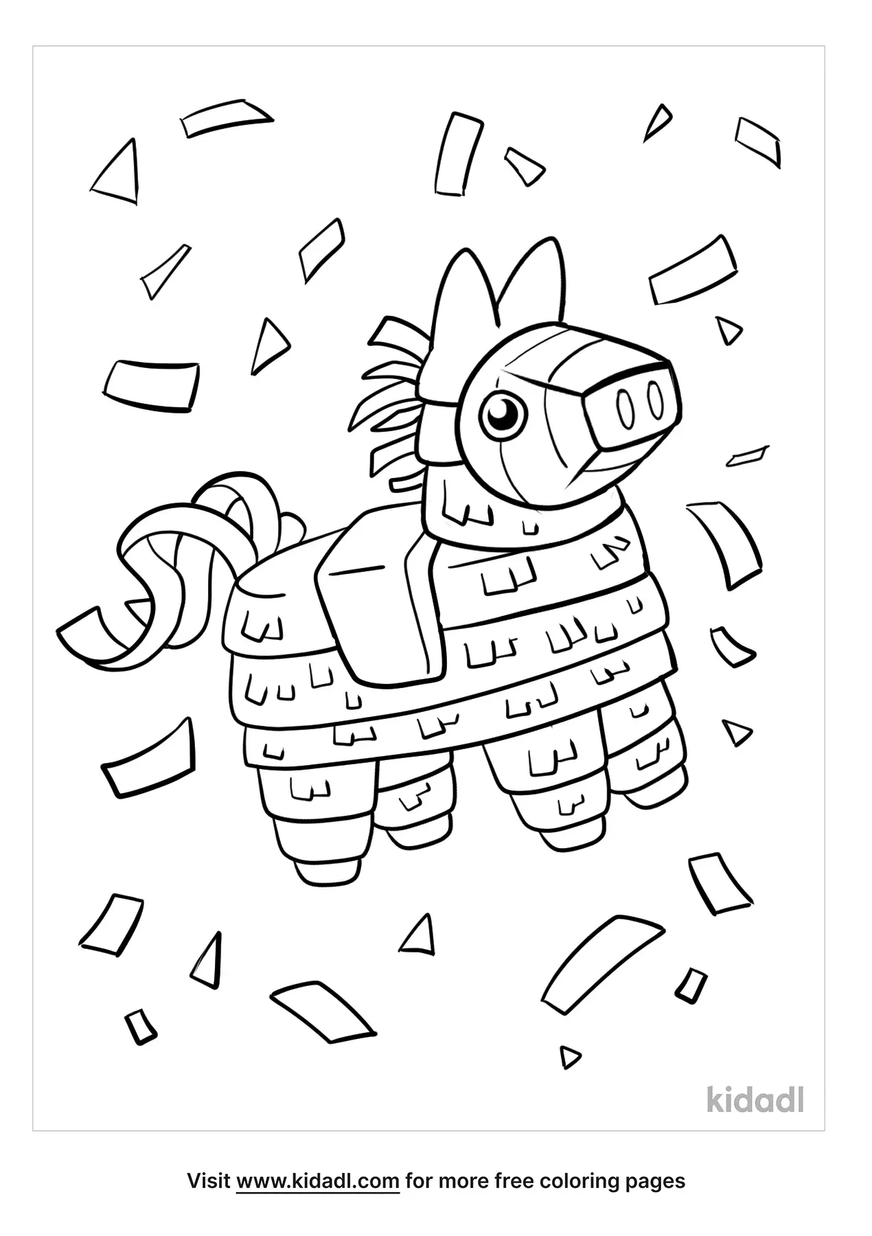 Pinata Coloring Page