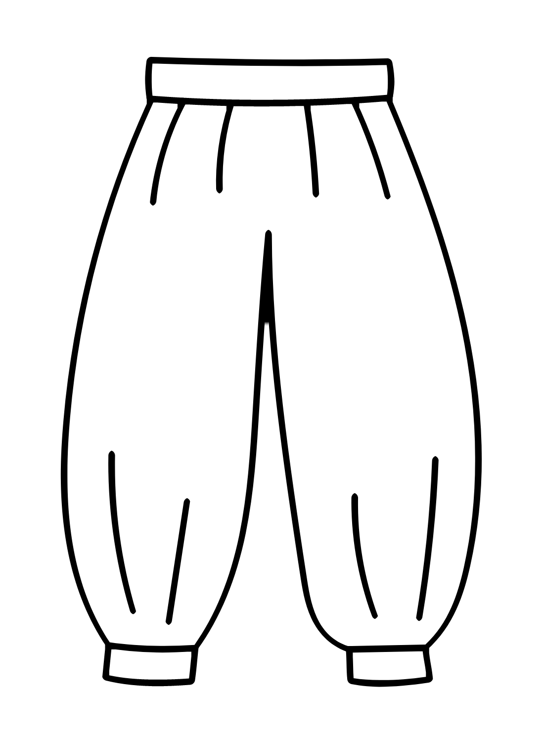 Pants Coloring Page