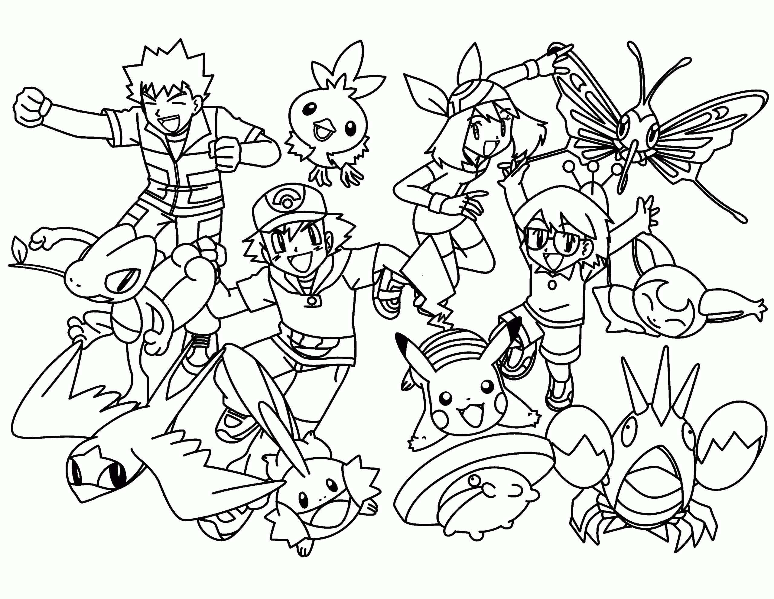 Pokemon Coloring Book Printable