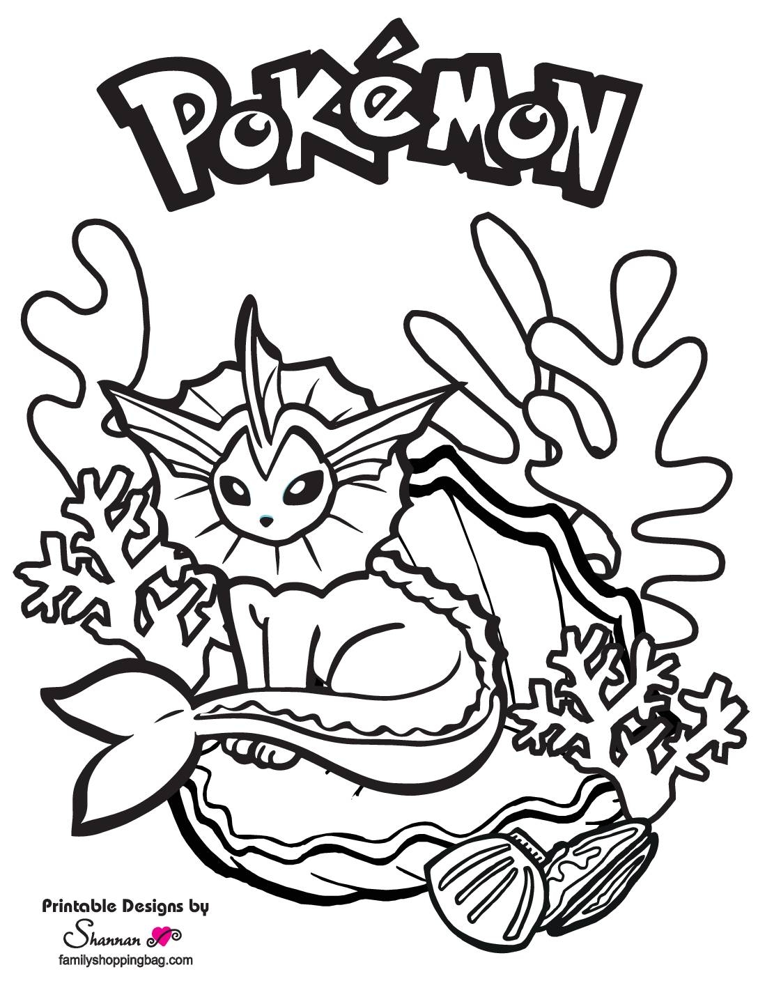 Pokemon Coloring Page