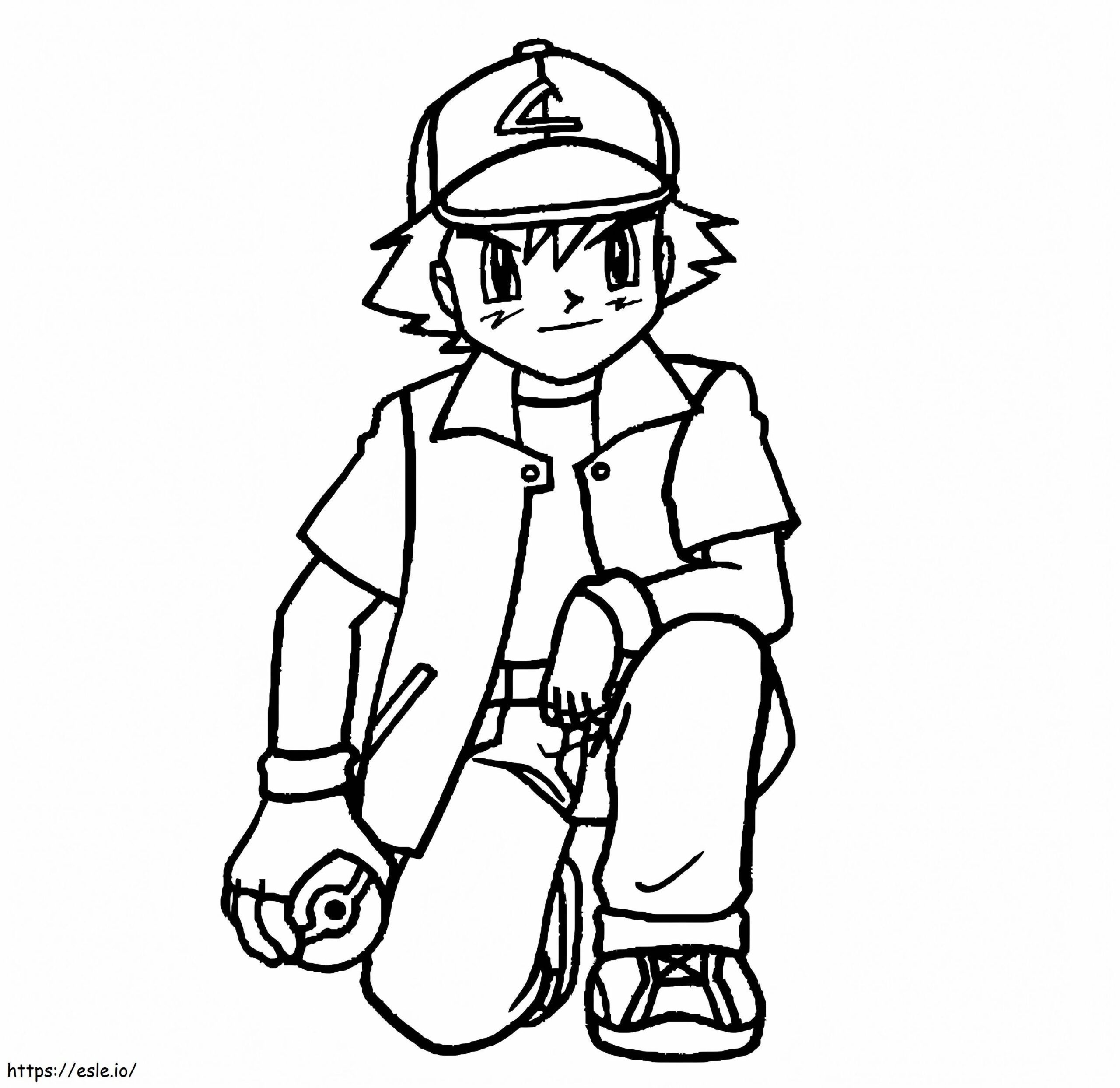 Pokemon Coloring Pages Ash