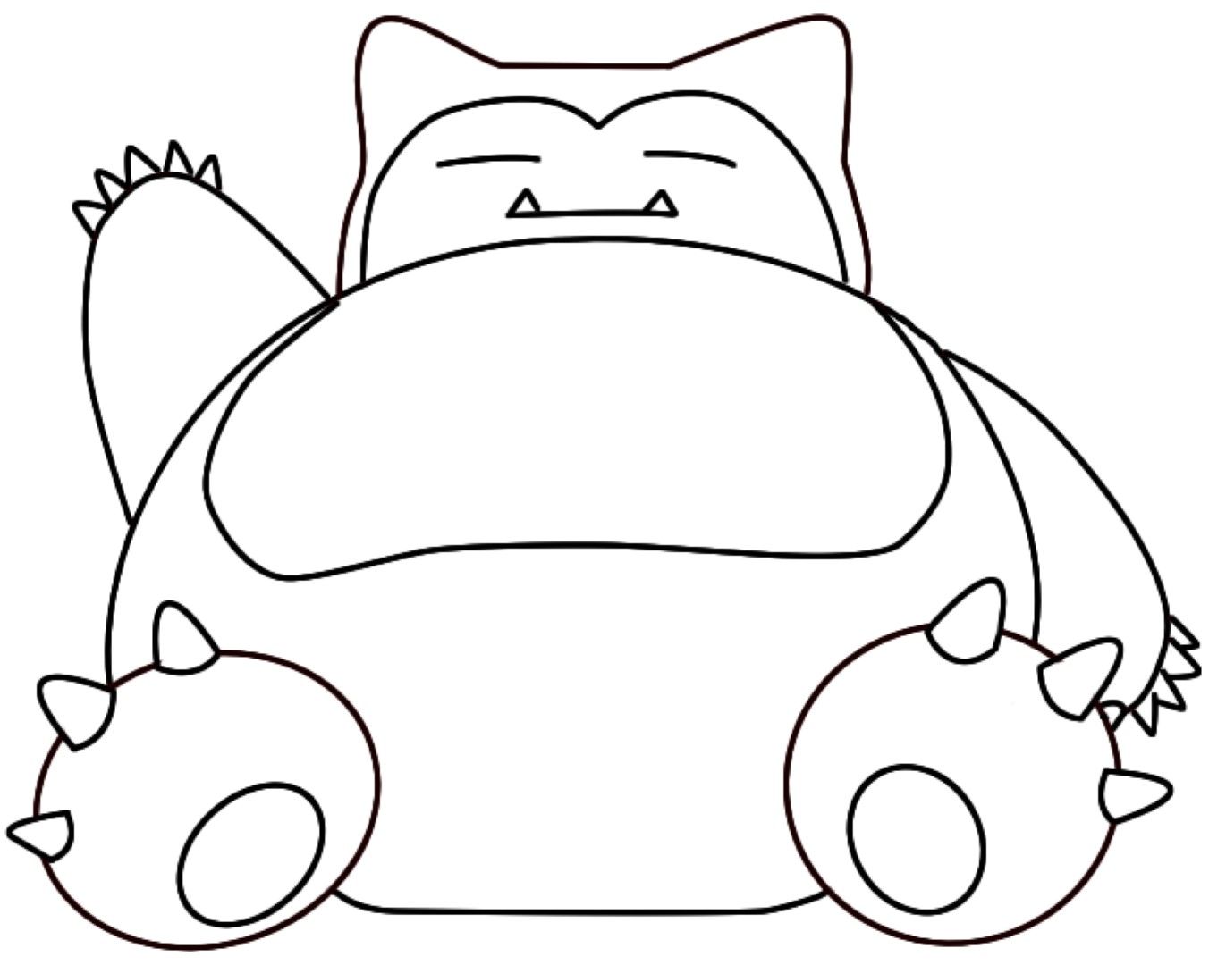 Pokemon Coloring Pages Snorlax At GetColorings Free Printable Colorings Pages To Print And