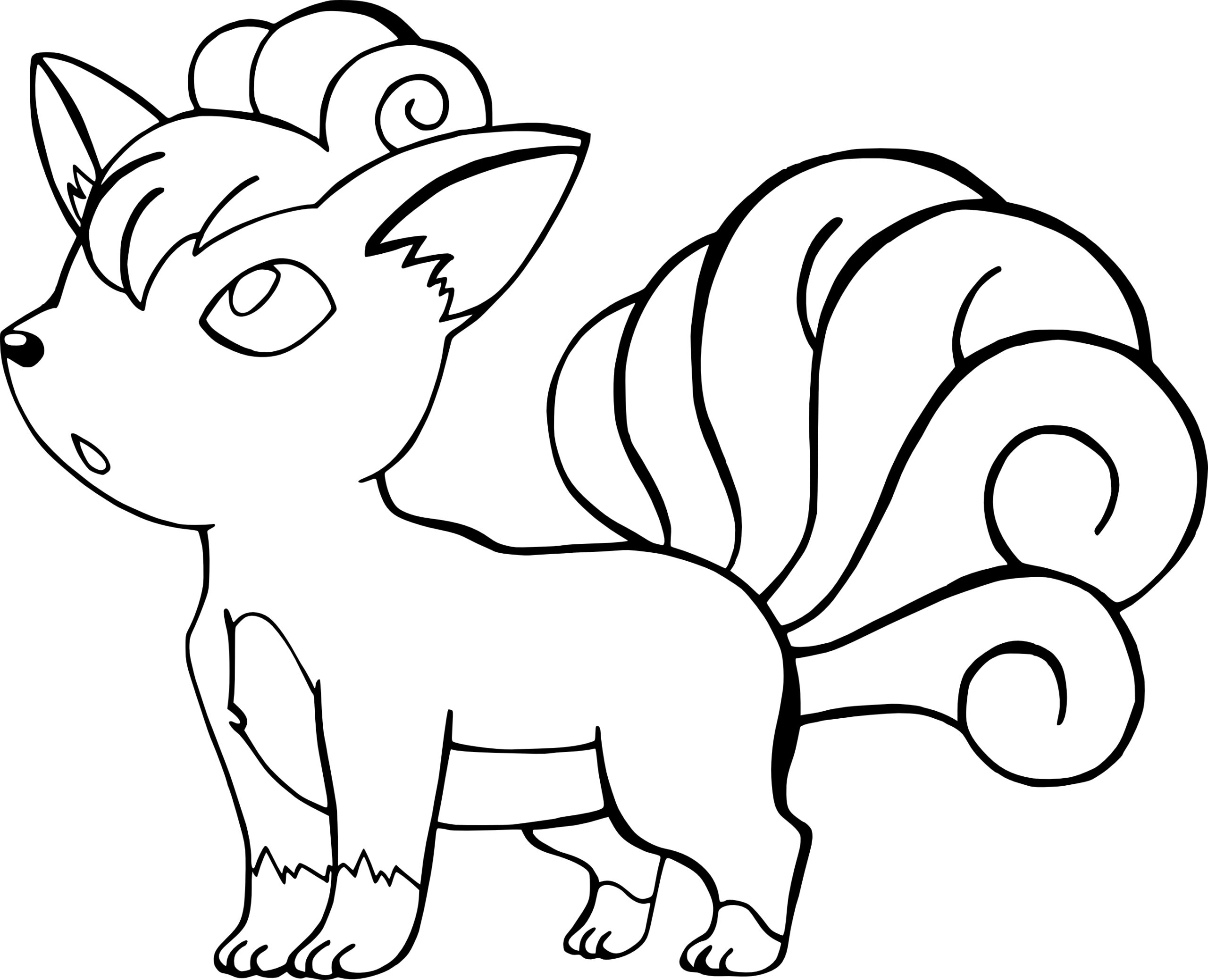 Pokemon Coloring Pages Vulpix At GetColorings Free Printable Colorings Pages To Print And