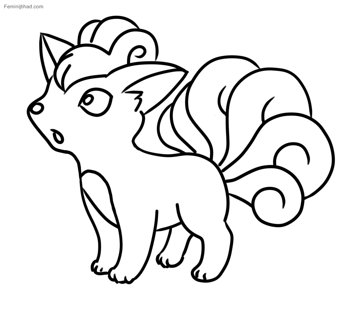 Pokemon Coloring Pages Vulpix At GetColorings Free Printable Colorings Pages To Print And