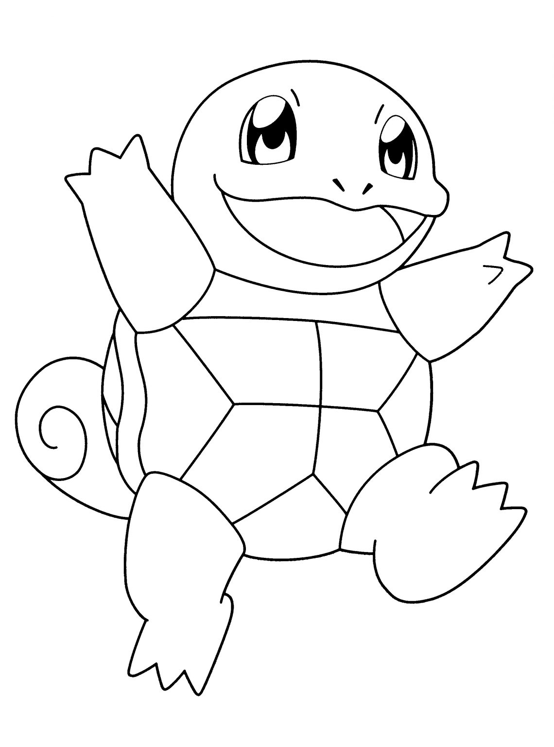 Pokemon Coloring Pages Water Type BubaKids
