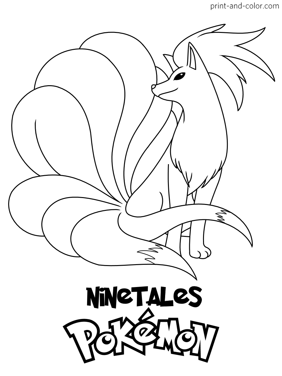 Pokemon Mystery Coloring Pages