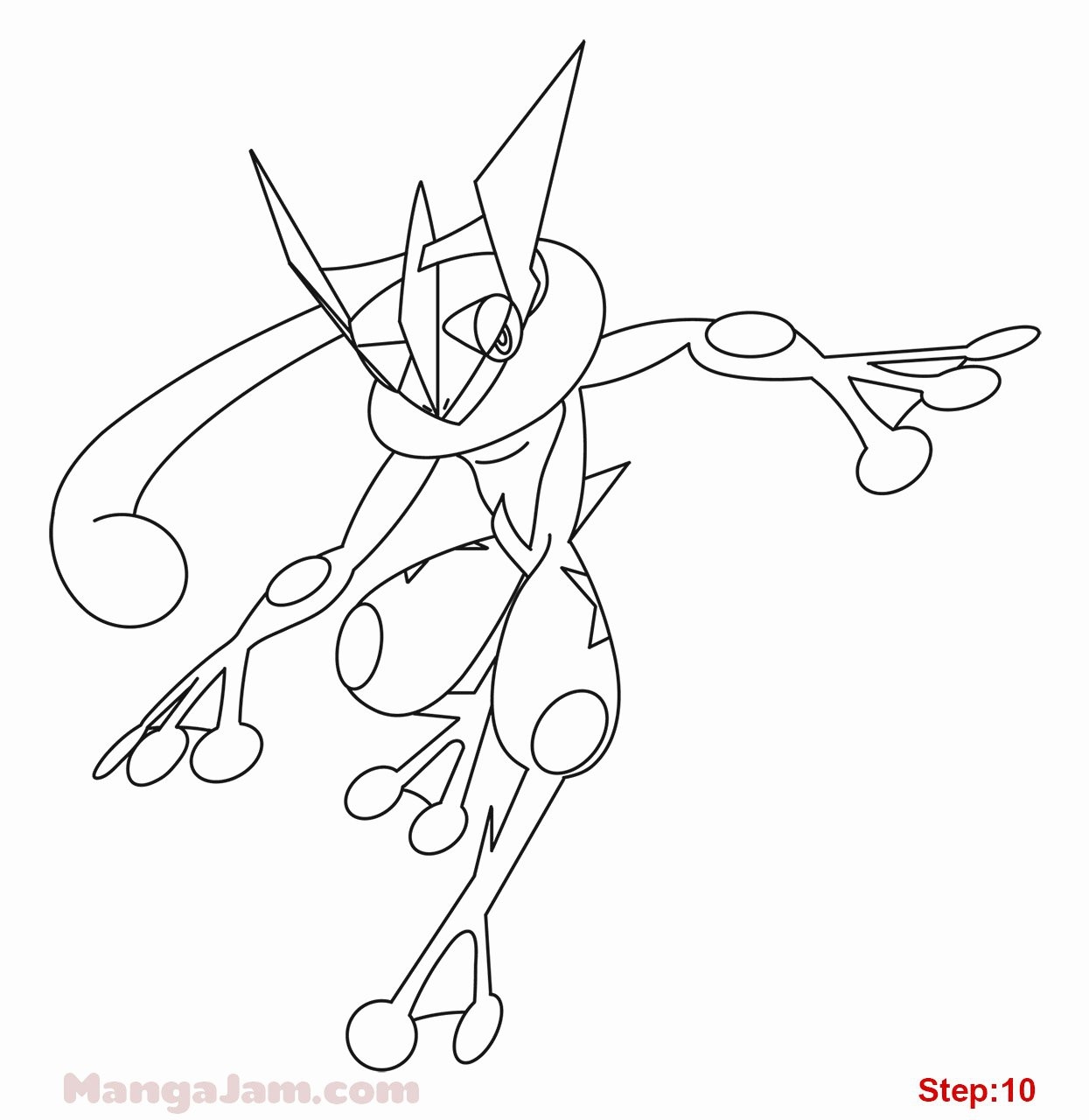 Pokemon Green Ninja Coloring Sheets Coloring Pages