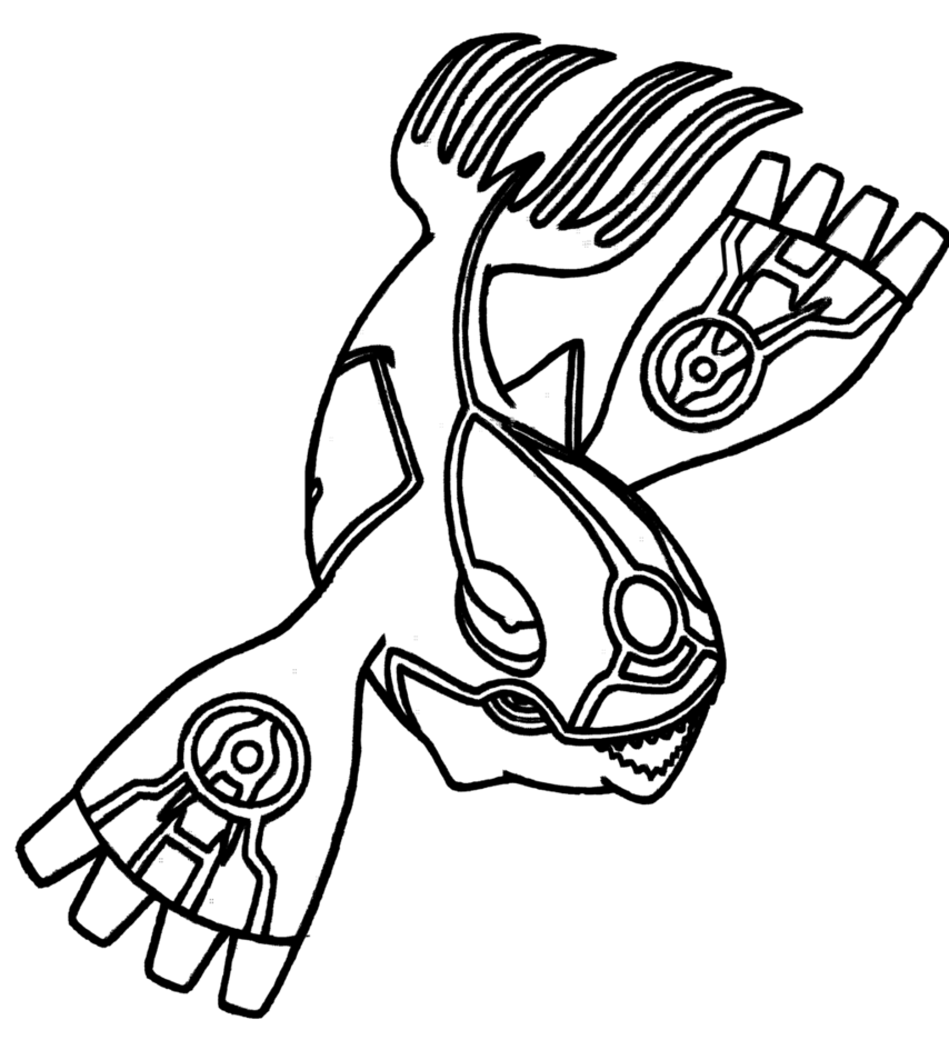Pokemon Primal Kyogre Coloring Coloring Pages