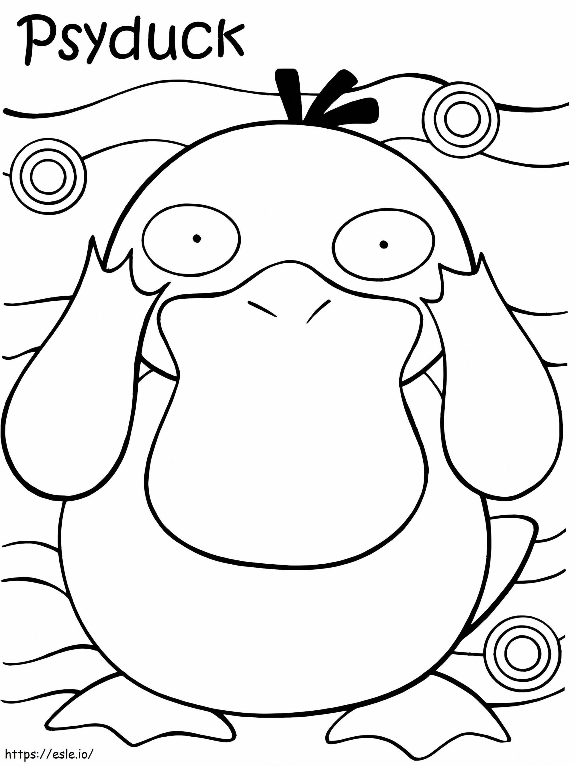 Pokemon Psyduck Coloring Pages