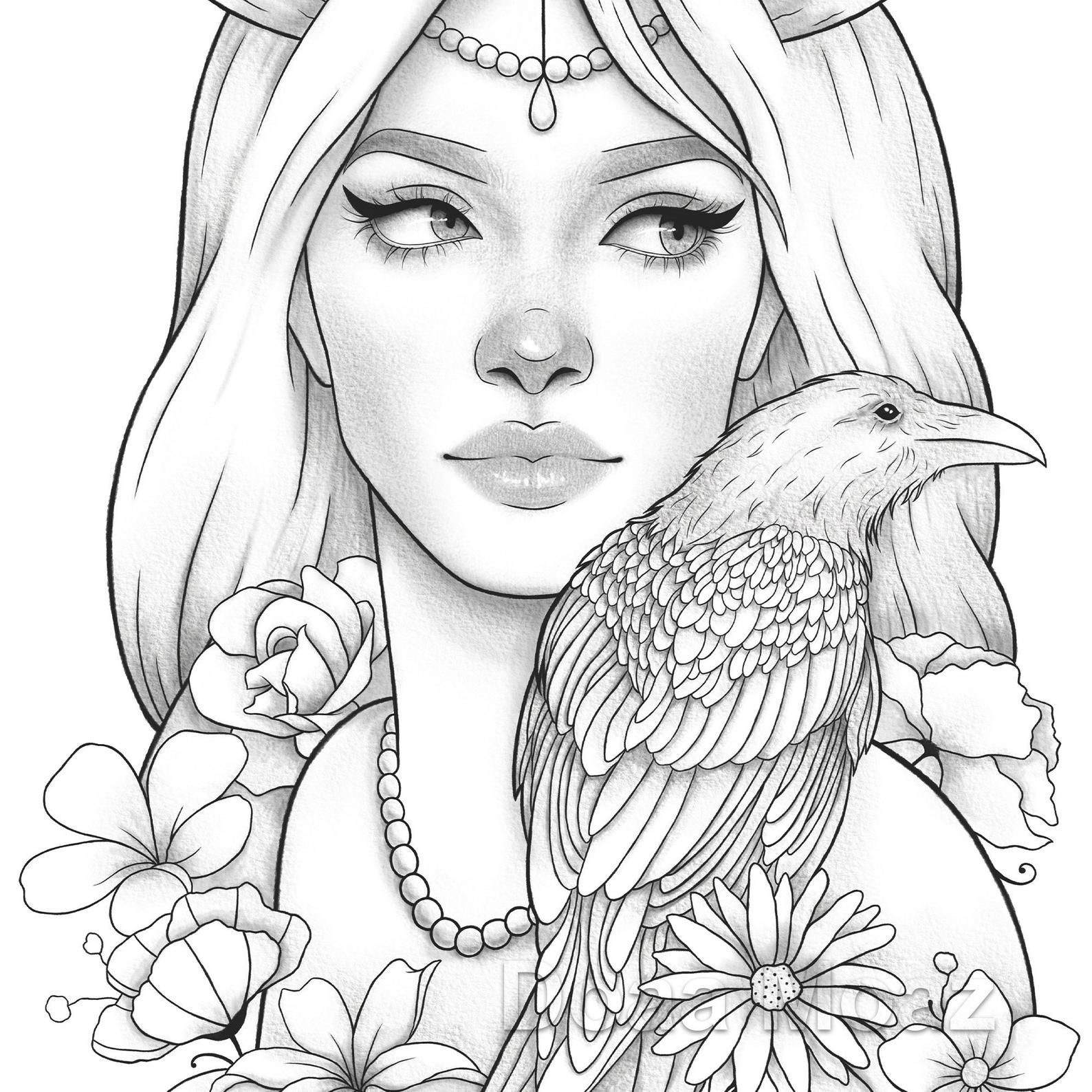 Portrait Coloring Pages KennatuMayer
