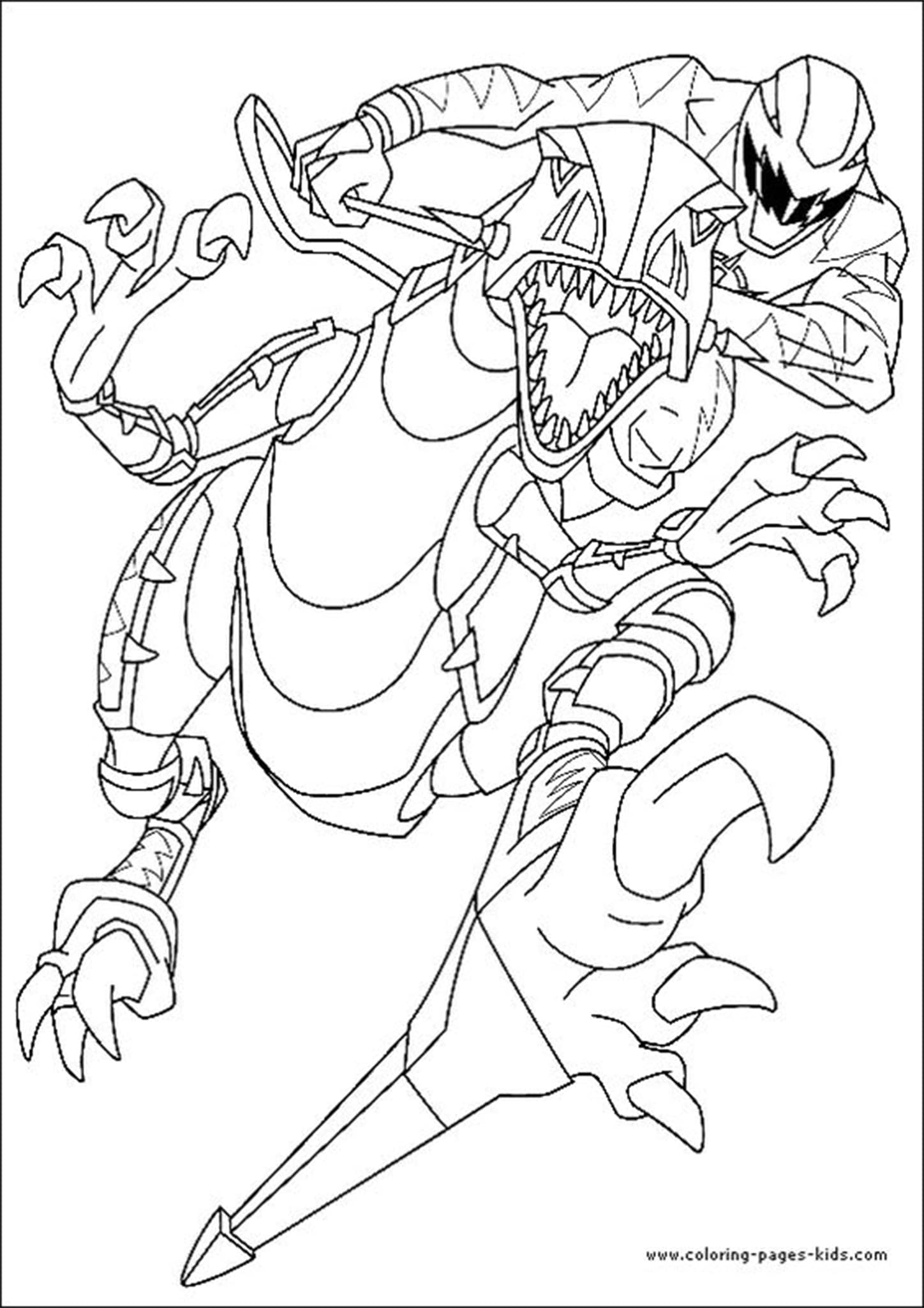 Power Rangers Online Coloring Pages