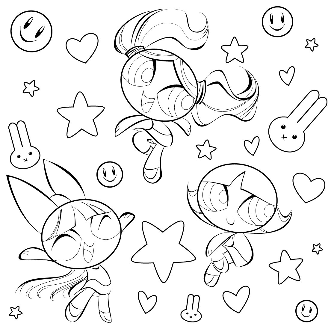 Ppg And Rrb Coloring Pages Coloring Pages