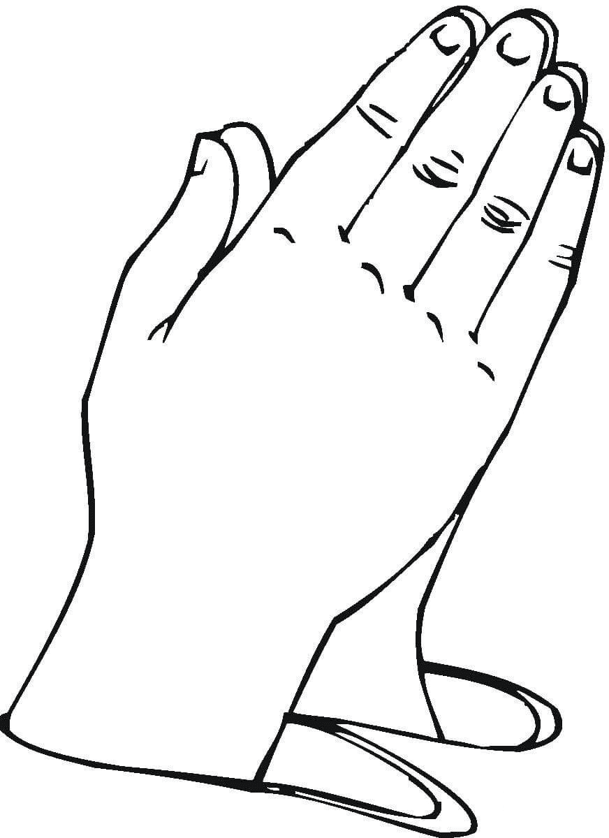 Praying Hands Sheets Coloring Page Free Printable Coloring Pages