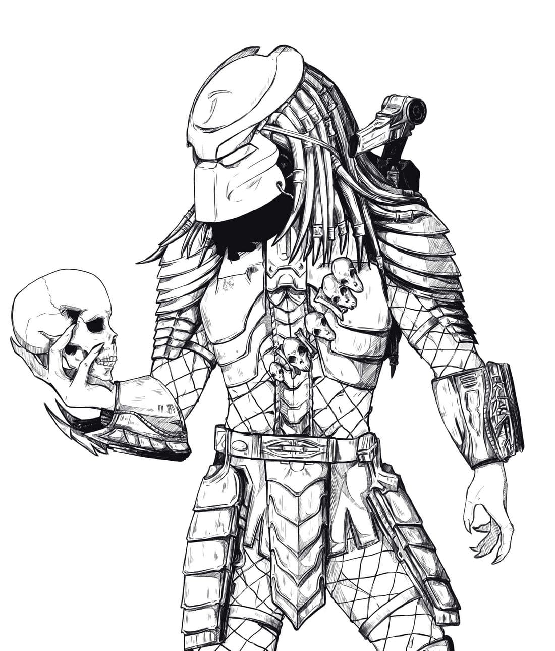Predator Coloring Pages To Download And Print For Free