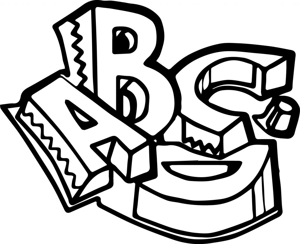 Preschool ABCD Coloring Pages Wecoloringpage
