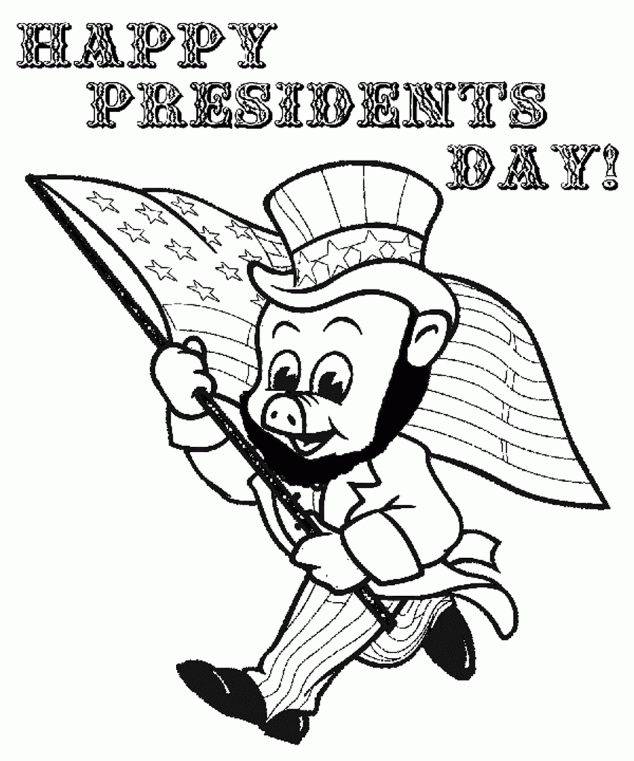 Coloring Pages Presidents Day