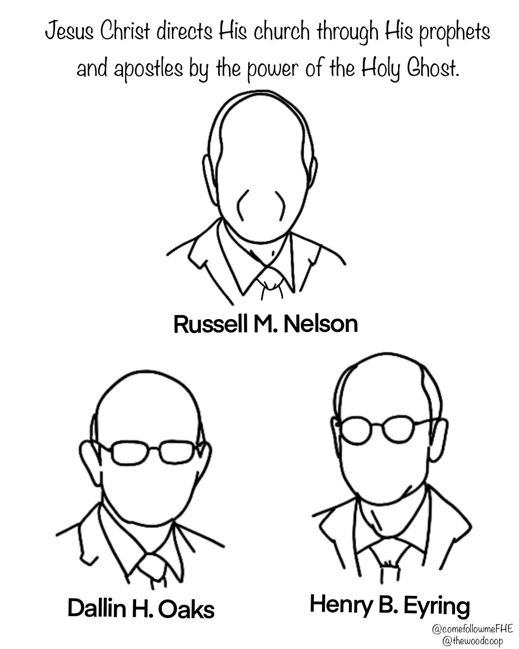 President Russell M Nelson Coloring Page Artofit